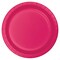 Touch Of Color 9" Hot Magenta Pink Paper Plates 240 PK 47177B - alternate 1